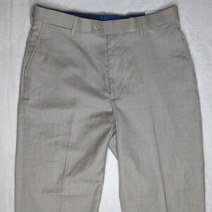 Saddlebred Comfort Flex Straight‎ Fit Khaki Wrinkle Resistant 34 X 30 NWT